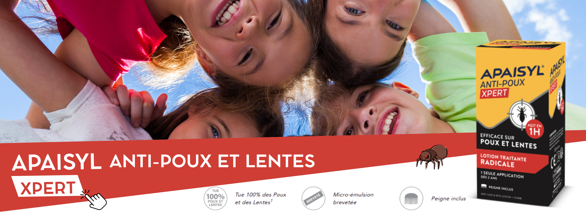 Apaisyl Xpert Anti-poux et lentes